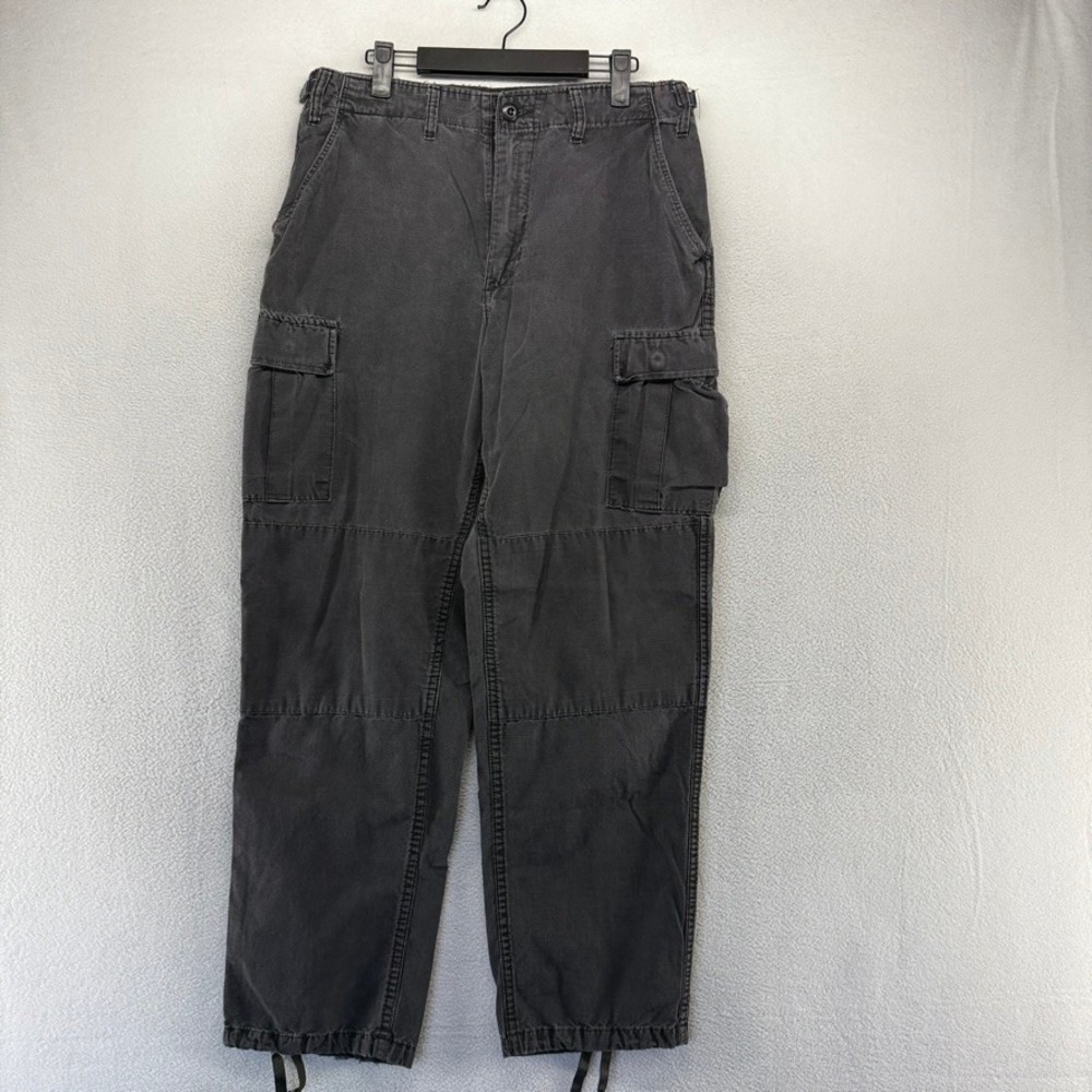 Vintage Tru Spec Cargo Pants Mens Medium Black Tactical BDU Combat Ripstop Faded